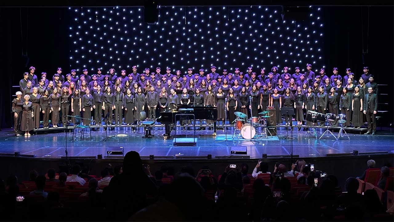 NIS Choir Students perform at AMIS Choir Festival