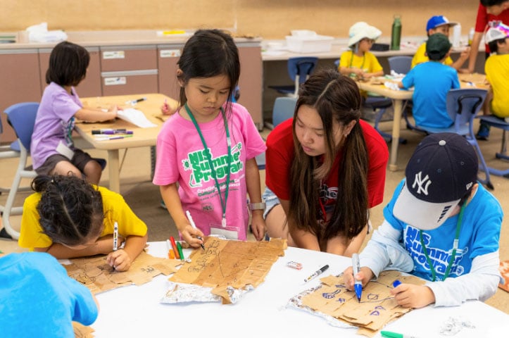 Making Papyrus Paper at NIS Summer Program