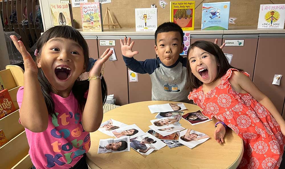 NIS students learning about emotions
