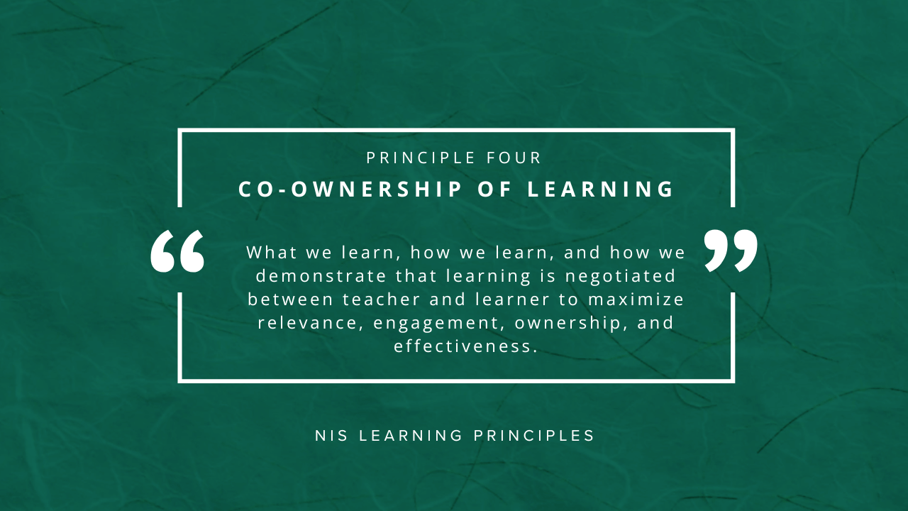NIS LEARNING PRINCIPLE  4