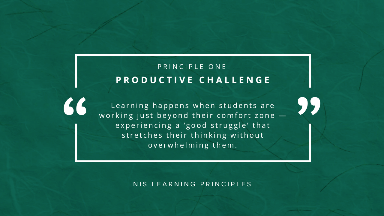 NIS LEARNING PRINCIPLE 1